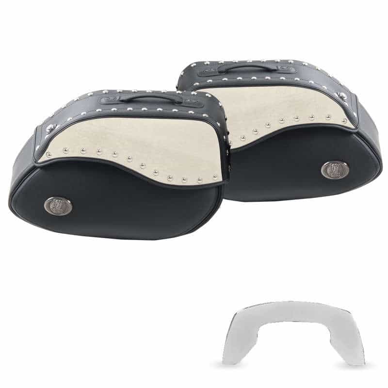 Saddlebag set Ivory for C-Bow carrier Hepco & Becker