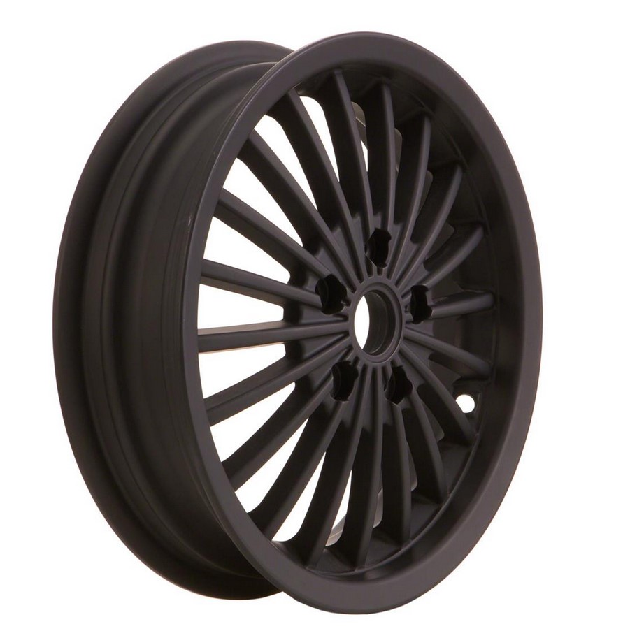Rim front/rear for Vespa GTS/GTS Super/GTV/GT 60/GT/GT L 125-300ccm, black matt