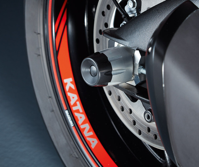 Axle protector rear for Suzuki GSX-S 1000 S Katana (Bj.19-) Original Suzuki