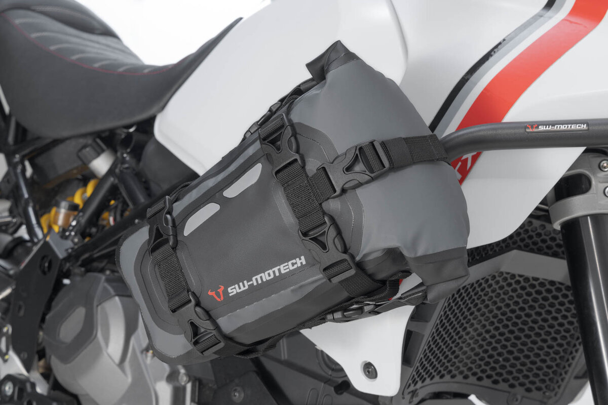 SW-Motech Drybag 80 rear bag for Kawasaki Ninja 650, black / gray - SW Motech