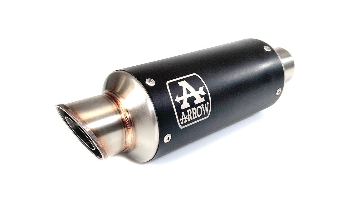 ARROW exhaust DARK GP2 for Kawasaki Z 900 (17-22)
