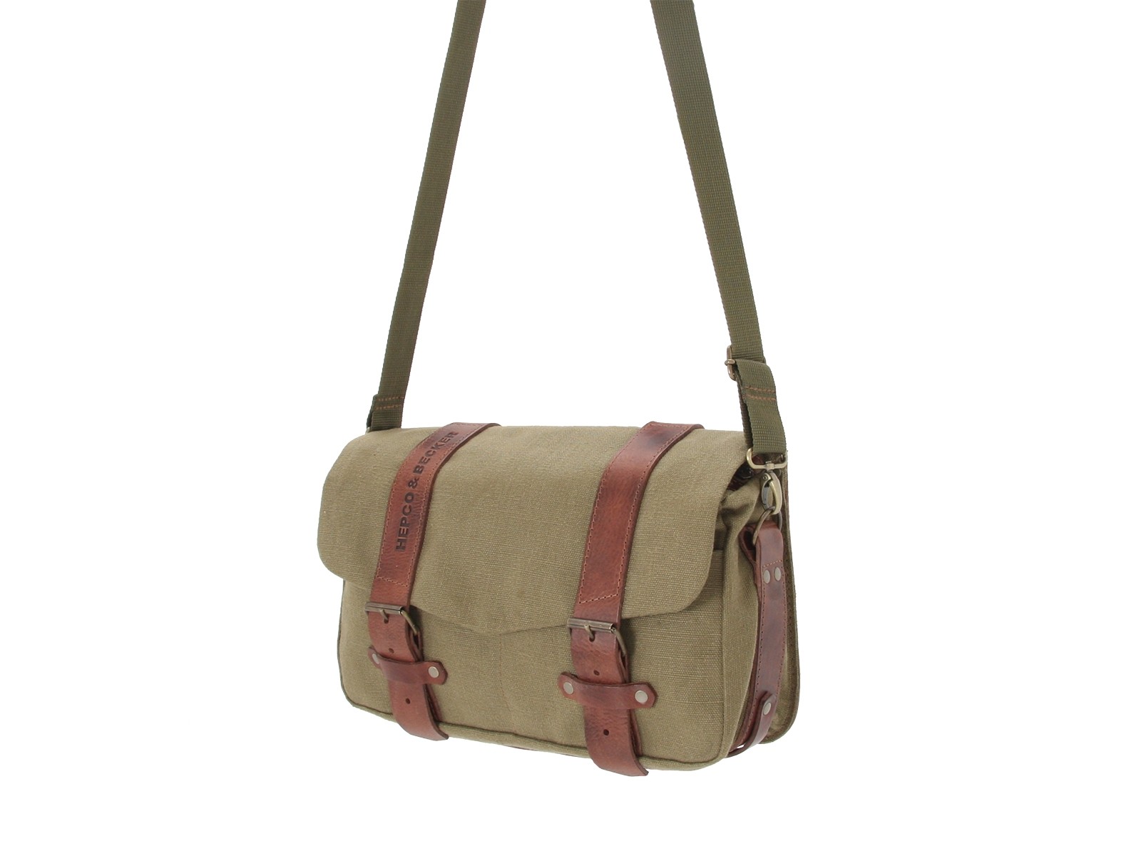 LEGACY courier bag set M/M green for C-Bow carrier Hepco & Becker