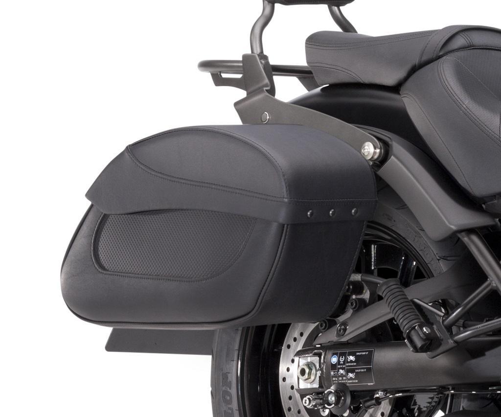 Saddlebag leather set for Vulcan S (Bj.15-19) original Kawasaki