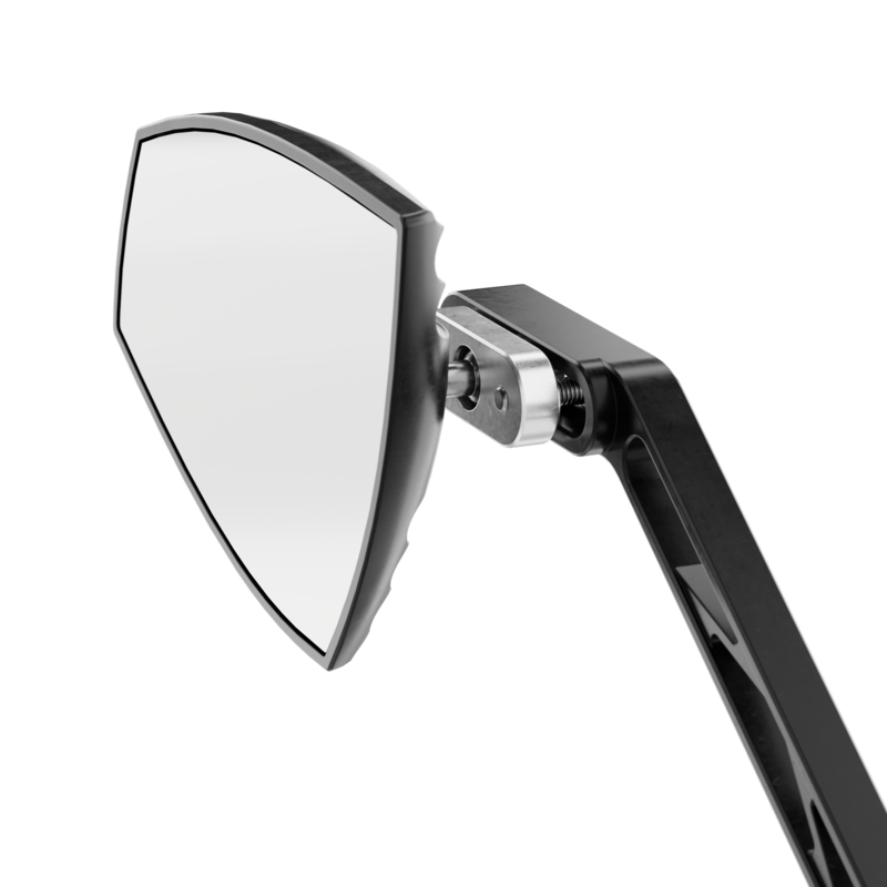 HIGHSIDER pro mirror Wave black/silver (pair)