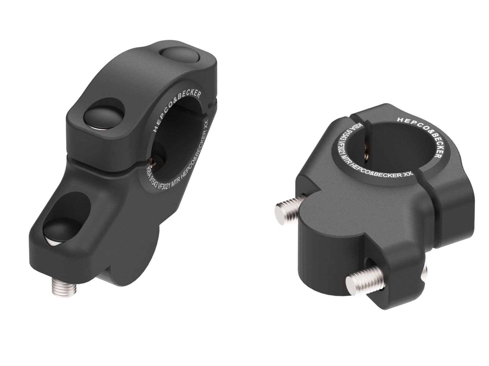 Handlebar riser H=30 mm with offset 21 mm back for Honda CB 1000 Hornet /SP (25-) Hepco & Becker
