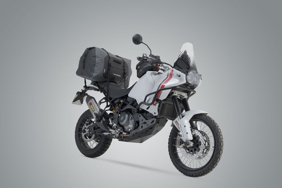 SW-Motech Drybag 600 rear bag for Ducati Multistrada 1200 /S /Enduro, black / gray - SW Motech