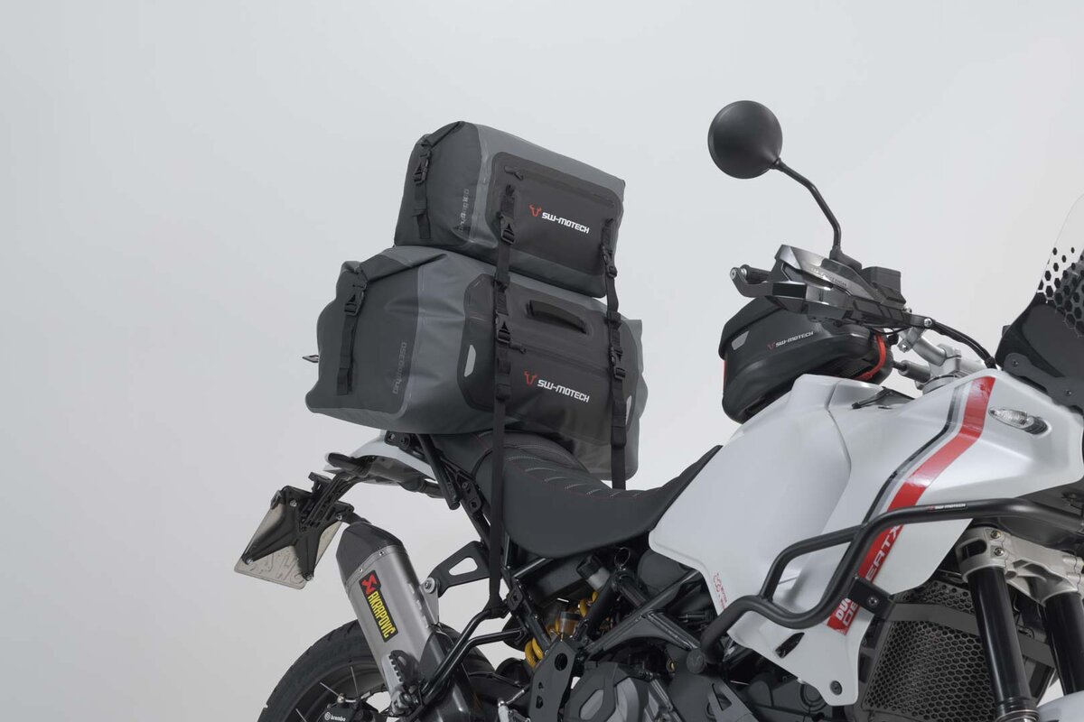 SW-Motech Drybag 600 rear bag for Ducati Multistrada 1200 /S /Enduro, black / gray - SW Motech