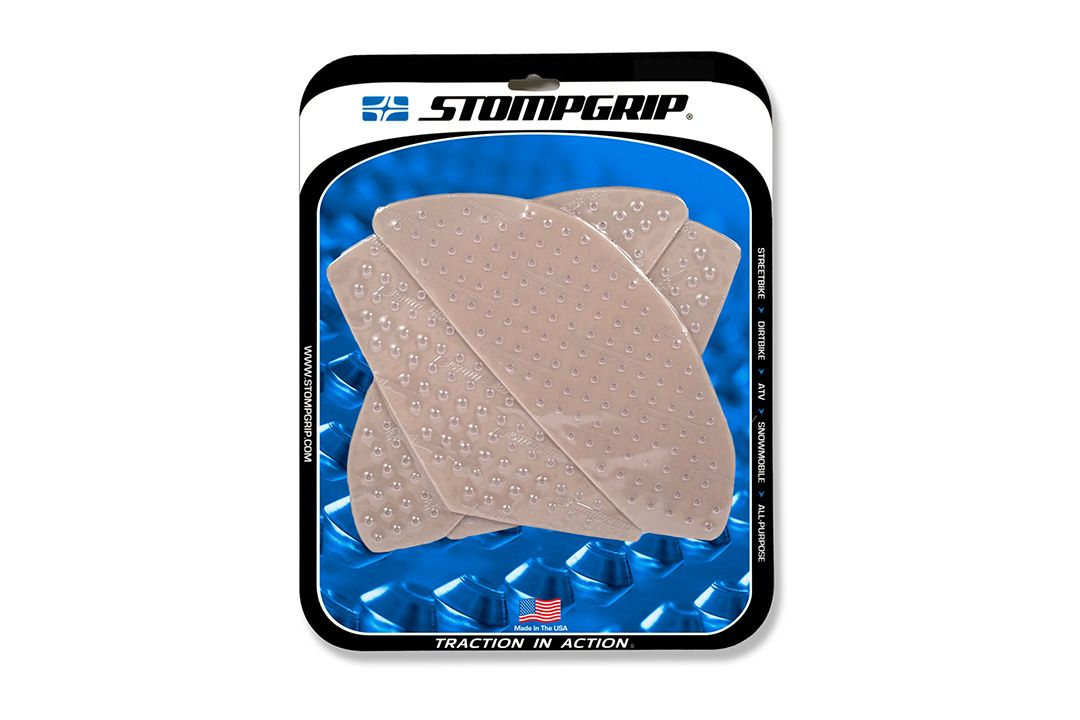 Stompgrip clear Volcano for Kawasaki ER6f and ER6n (06-11)