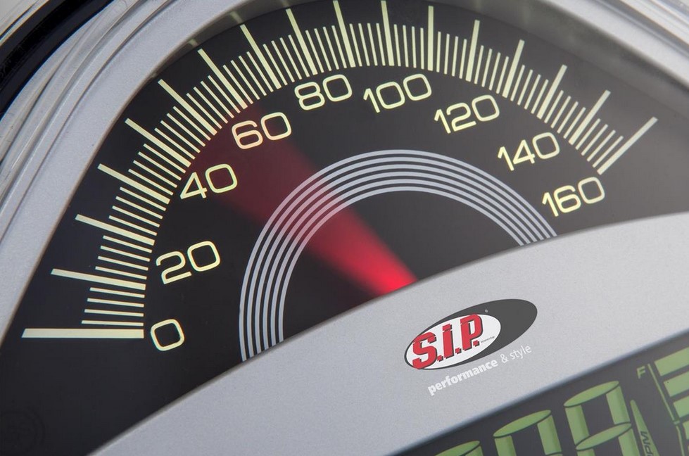 Tachometer / speedometer for Vespa GTS 250cc (-'13), silver