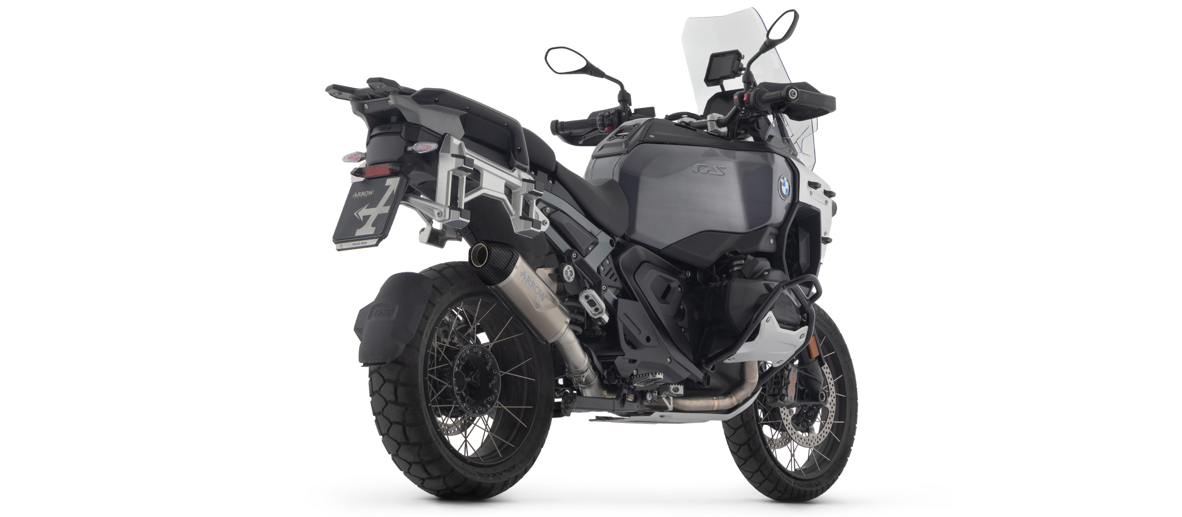 ARROW exhaust INDY RACE EVO aluminum silver for BMW R 1300 GS /R 1300 R /R 1300 RS