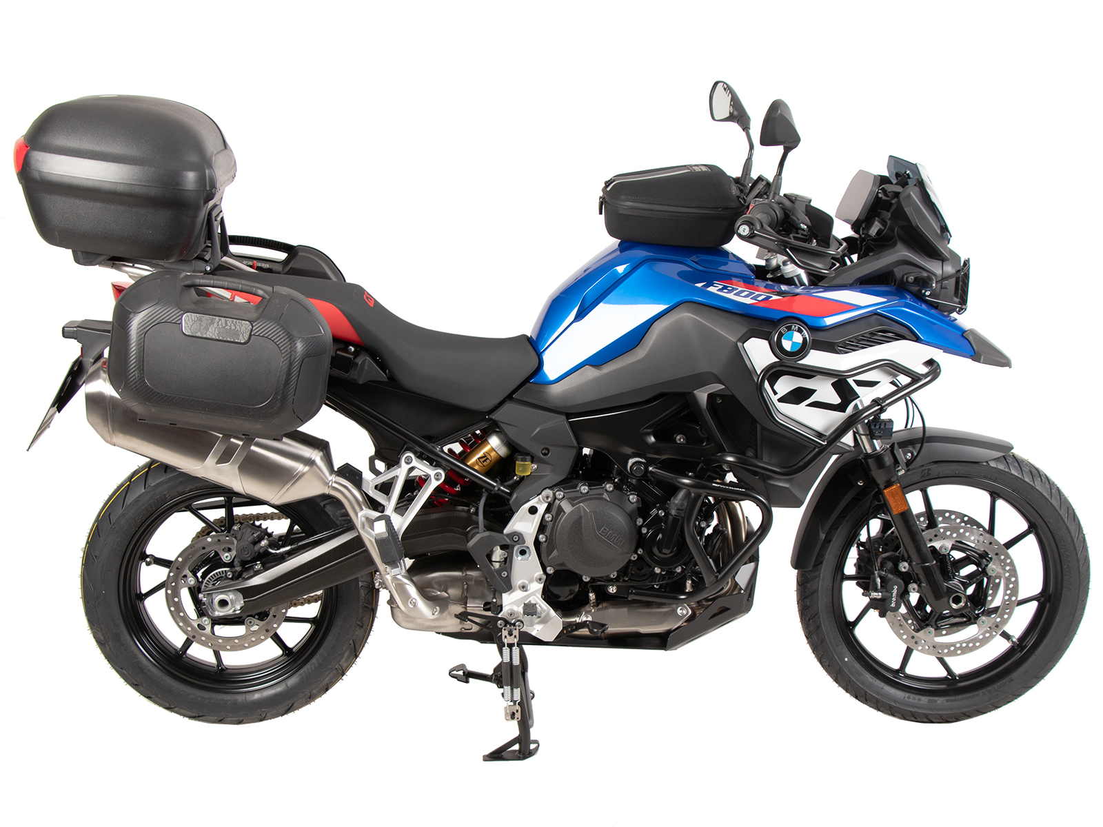 Easyrack Topcaseträger black for original stainless steel bridge for BMW F 800 GS (24-)
