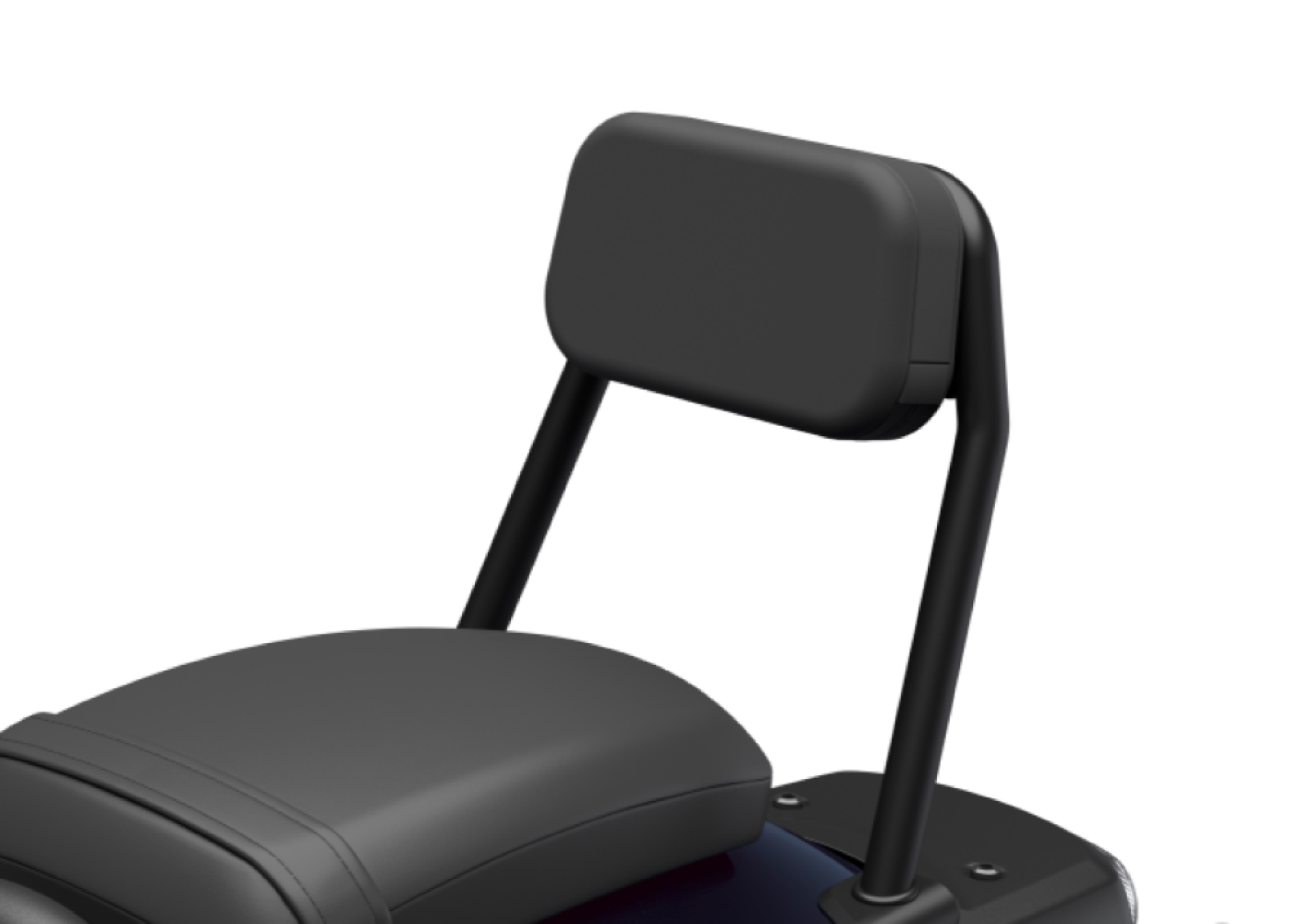 Black backrest pad for the Honda CMX 1100 Rebell passenger backrest (models from 2025 onwards)