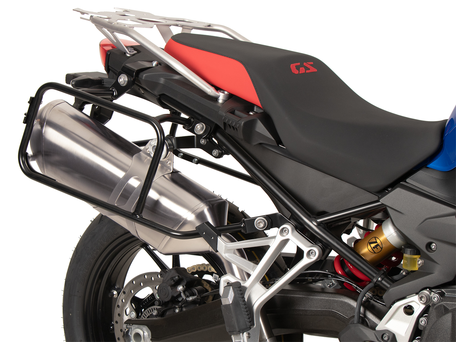 Side case carrier Lock-it removable black for BMW F 800 GS (24-) Hepco & Becker