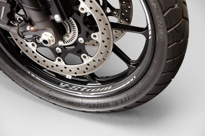 Rim decor (rear wheel) for Suzuki V-Strom 1000 BJ. 2017/ V-Strom 1000 BJ. 2014-2016/ V-Strom 650 BJ