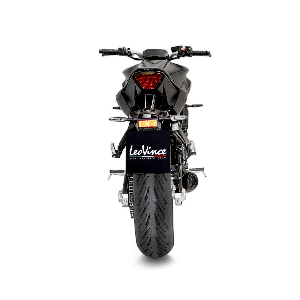 LeoVince complete system LV One Evo for Yamaha MT-07, carbon, Euro5, ABE, E-approval