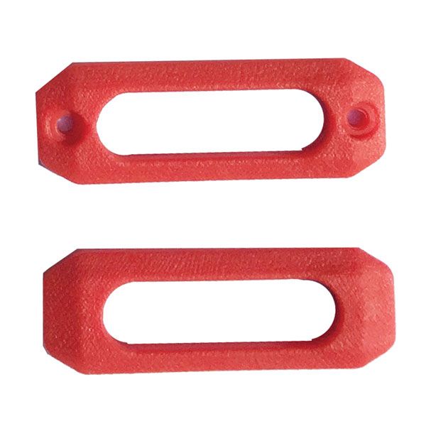 Kit 12 plastic parts for luggage carrier eyelets
