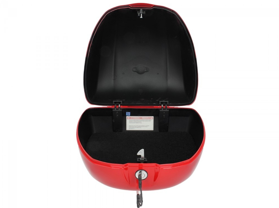 Vespa Top Case 32L, Glossy Red 894, without backrest