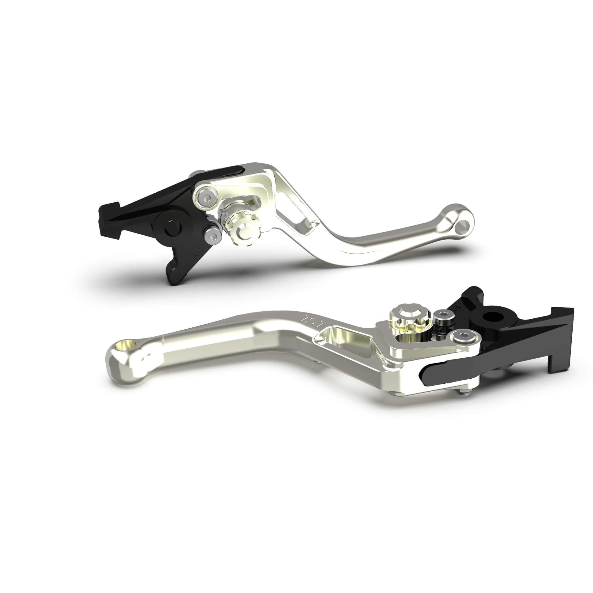 LSL brake lever BOW R21 silver, short for Kawasaki