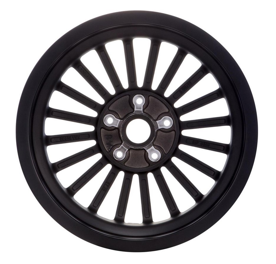 Rim front/rear for Vespa GTS/GTS Super/GTV/GT 60/GT/GT L 125-300ccm, black matt