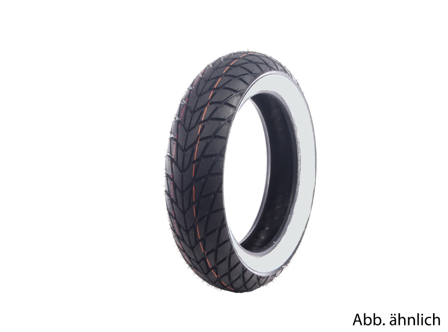 Mitas tire 110/70-11, 45L, TL, whitewall tire, MC20, M+S, front