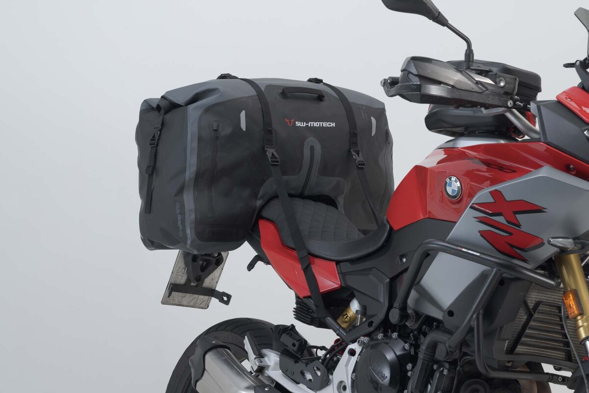 SW-Motech Drybag 700 rear bag for Kawasaki Ninja 650, black / gray - SW Motech