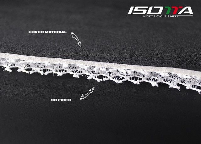 Seat cover Comfort made of 3D fiber for Moto Guzzi V 85 TT (19-23)