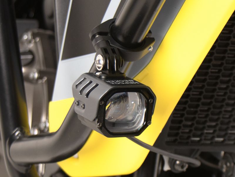 LED auxiliary headlight Nova incl. universal mounting for tube Ø18-25mm Hepco & Becker