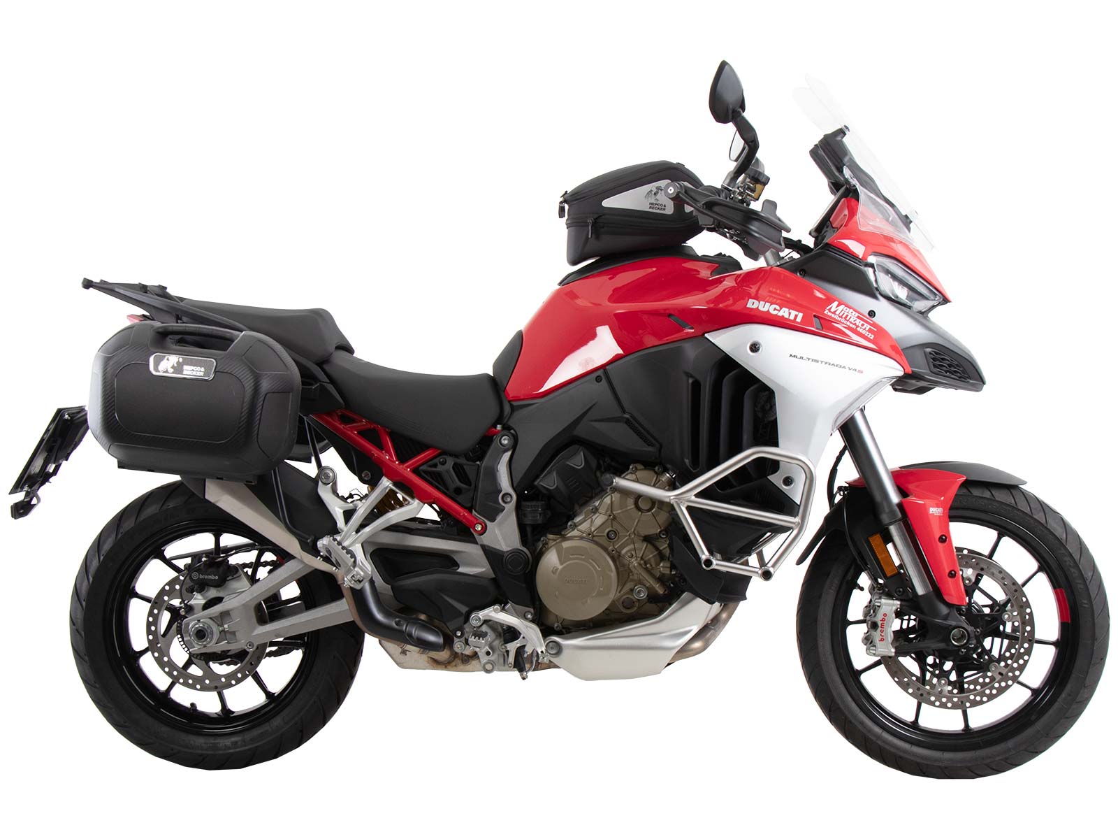 Basic tank ring incl. tank bag closure unit for Multistrada V4/S/Pikes Peak/Rally/RS (25-)