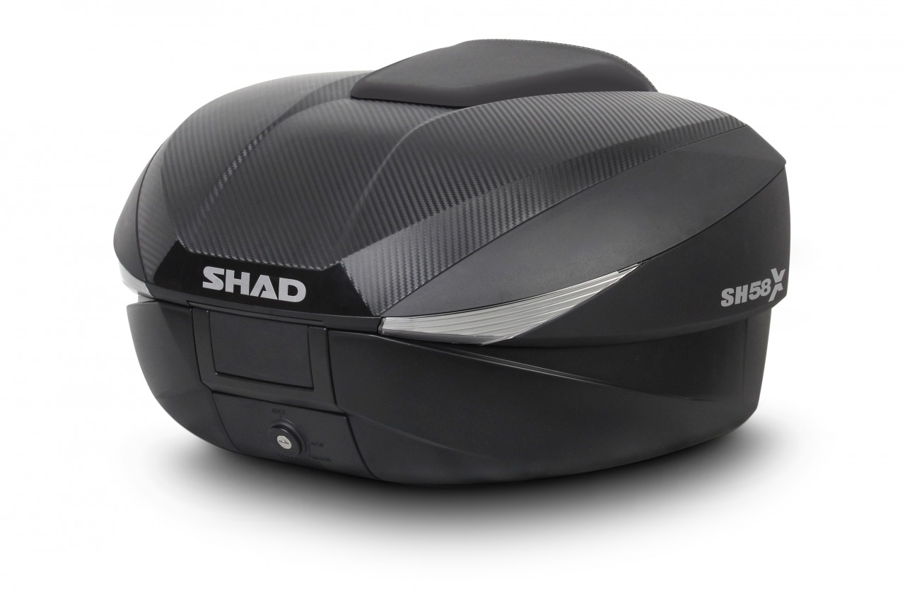 Shad Top Case SH58X, Carbon Look / Black, 58 L