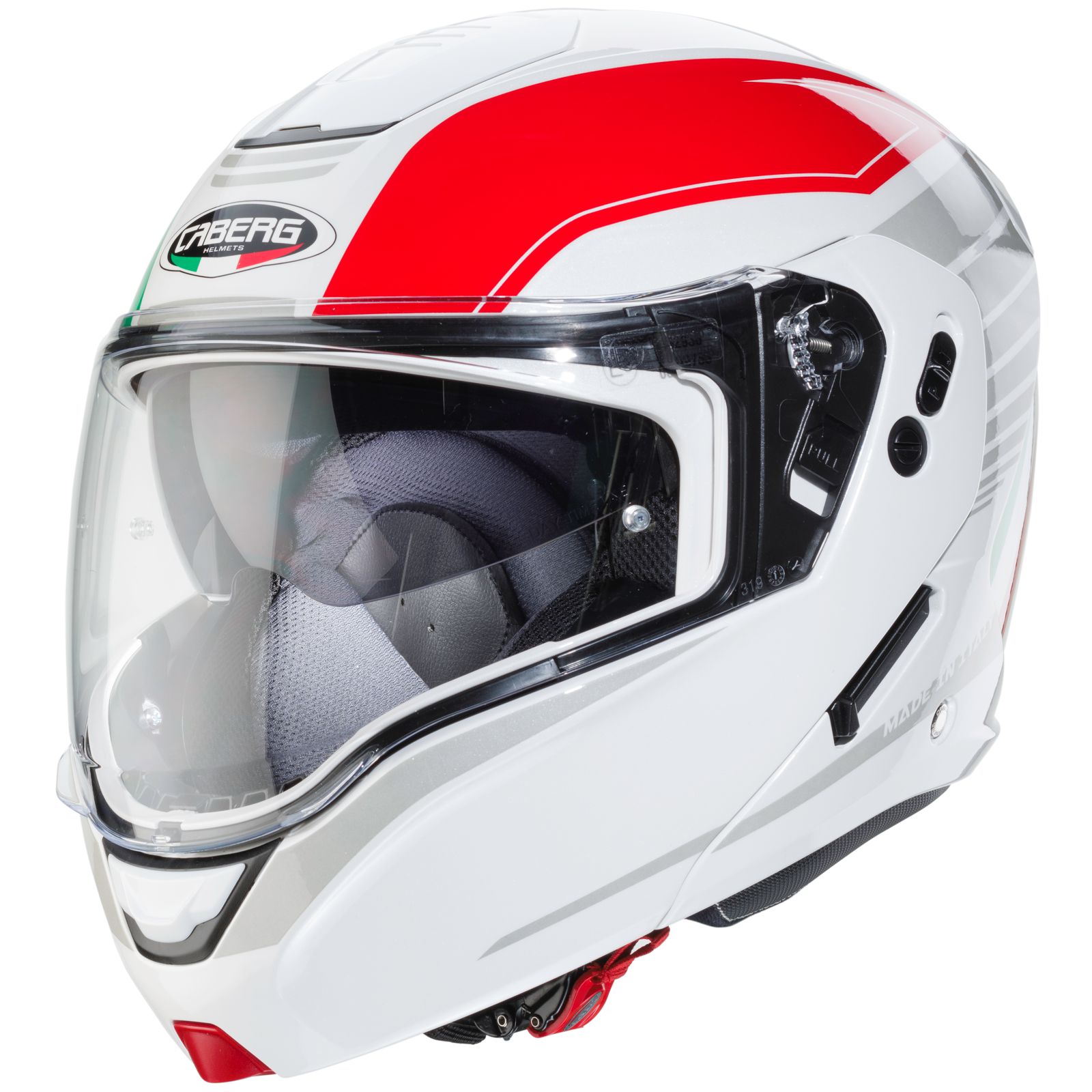 Caberg Helmet Horus Tribute, white / red-green