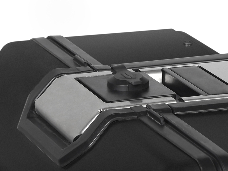 Shad side case Terra TR47, left, aluminum black, 47 l