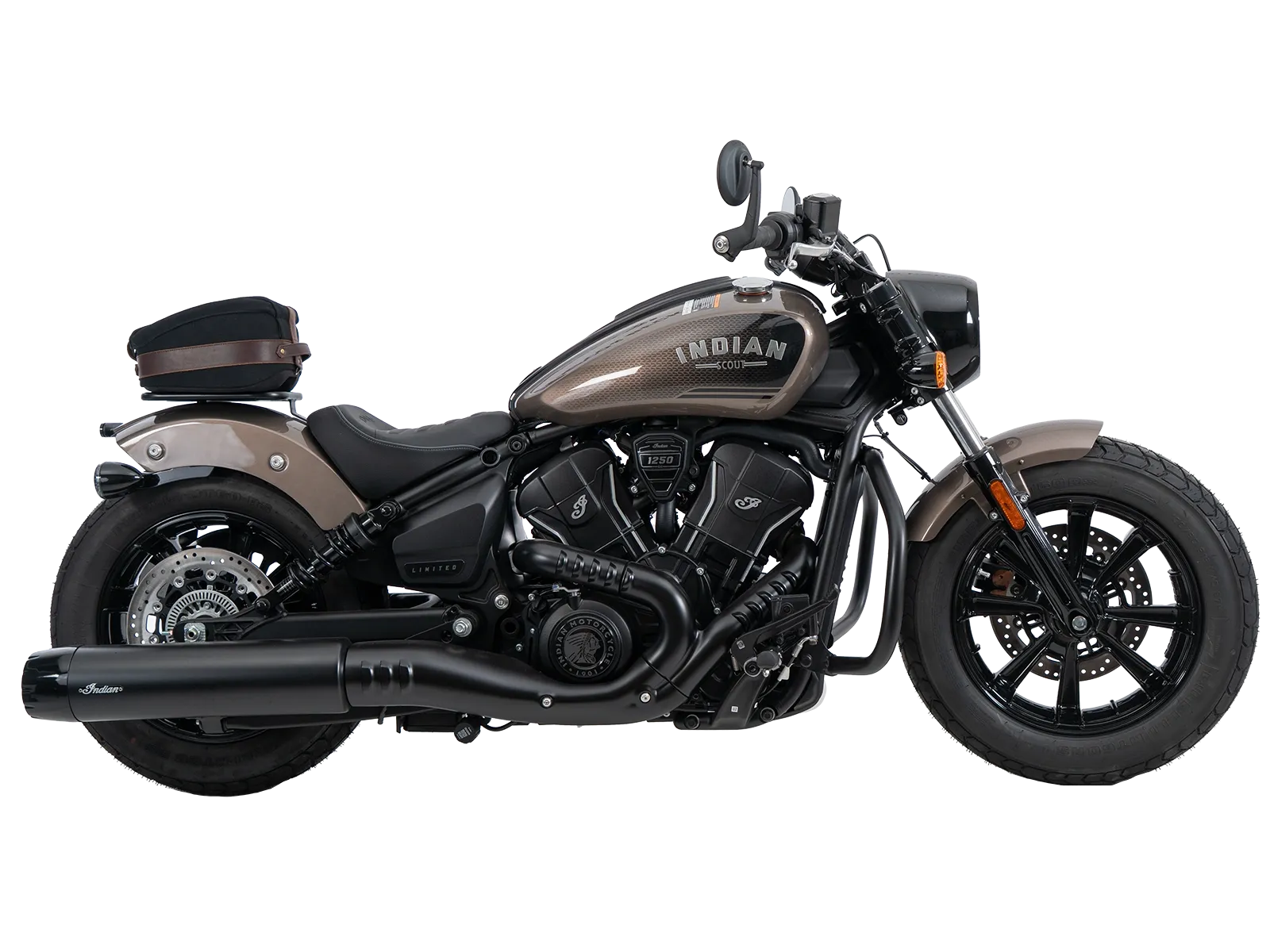 Solorack without backrest black for Indian Scout Bobber 1250 (25-) Hepco & Becker