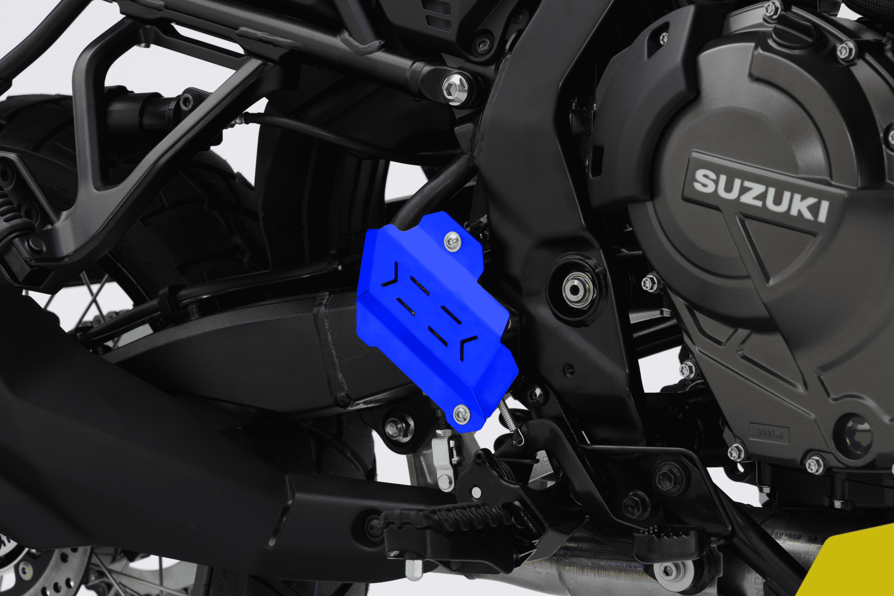 Blue aluminum brake cylinder cover for Suzuki V-Strom 800 DE (23-)