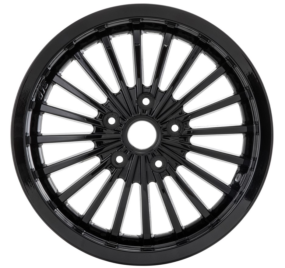 Rim front/rear for Vespa GTS/GTS Super/GTV/GT 60/GT/GT L 125-300ccm, black glossy