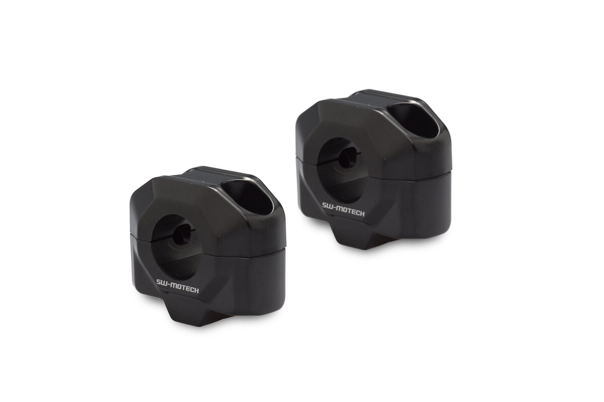 SW-Motech Handlebar riser, black for Ø 22 mm handlebar, H=20 mm for Honda CB 1100 EX /RS - SW Motech