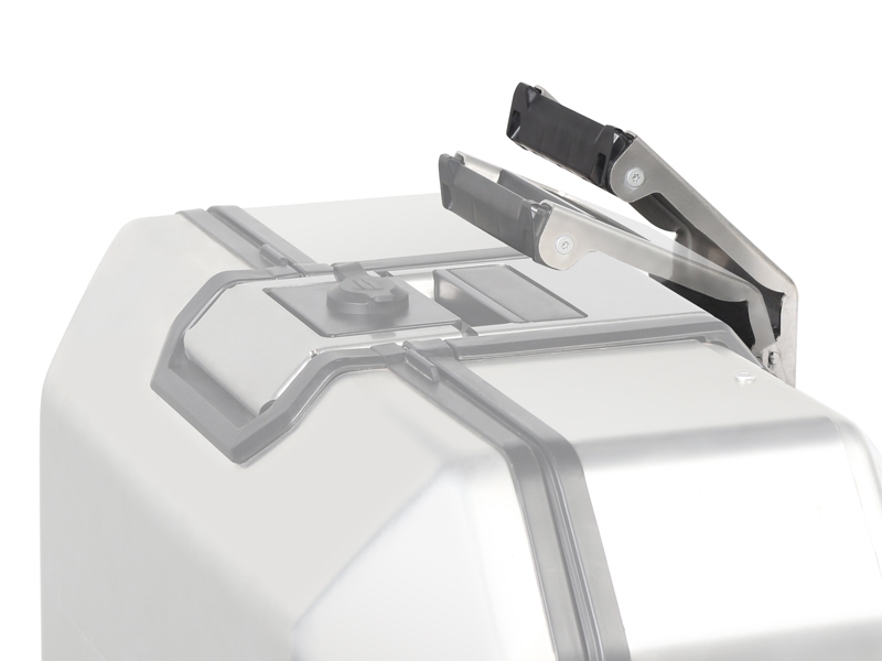 Shad side case Terra TR36, right, aluminum silver, 36 l