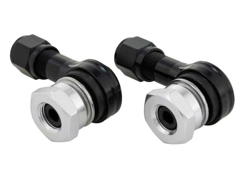 Valve core ZELIONI for tubeless tire / rim 80 °, black glossy