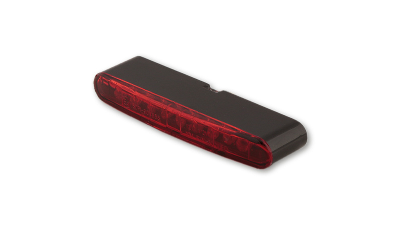 HIGHSIDER pro Stripe LED rear light black/red (1pc)