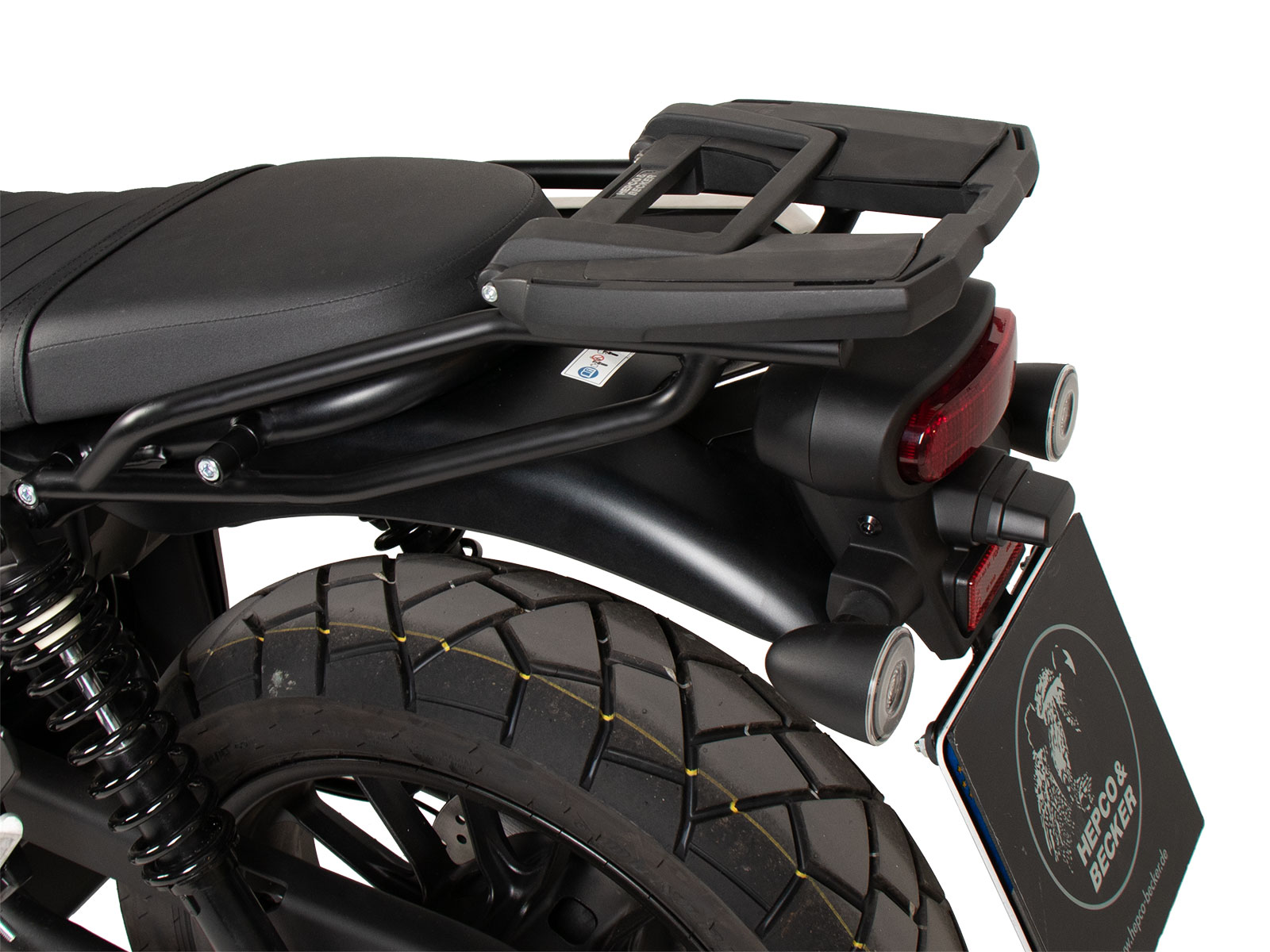 Easyrack top case carrier black for Honda CL 500 Scrambler (23-) Hepco & Becker