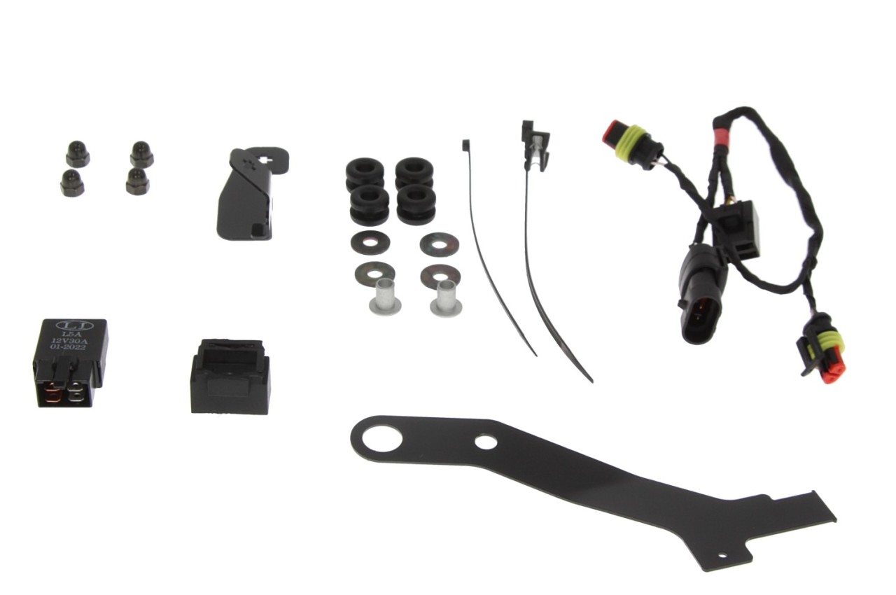 Fog light fitting kit for the Aprilia Tuareg 660 (genuine)