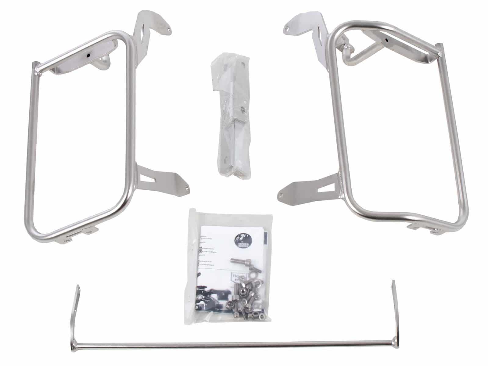 Side case carrier stainless steel Cutout for Xplorer Cutout case 40/37 for BMW R 1250 GS (18-23)