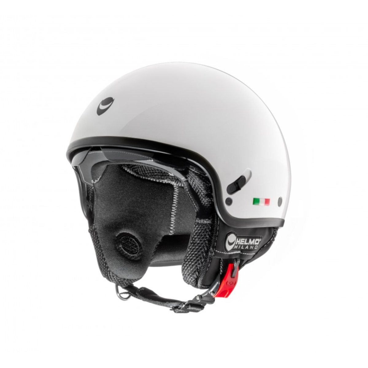 Helmo Milano Demi Jet, Puro Slider, white, glossy