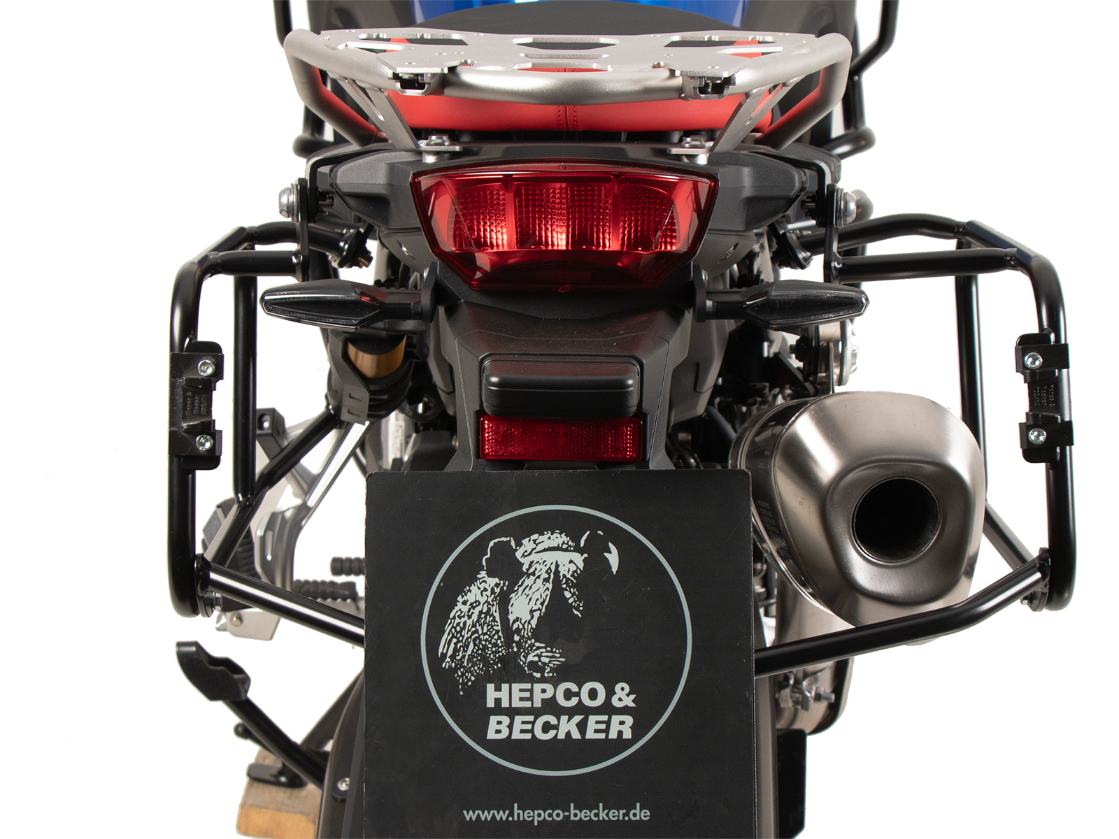 Side case carrier Lock-it removable black for BMW F 800 GS (24-) Hepco & Becker