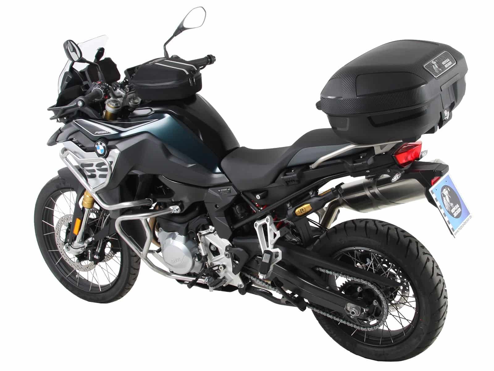 Alurack top case carrier black for combination with original accessory luggage rack for BMW F 750 GS