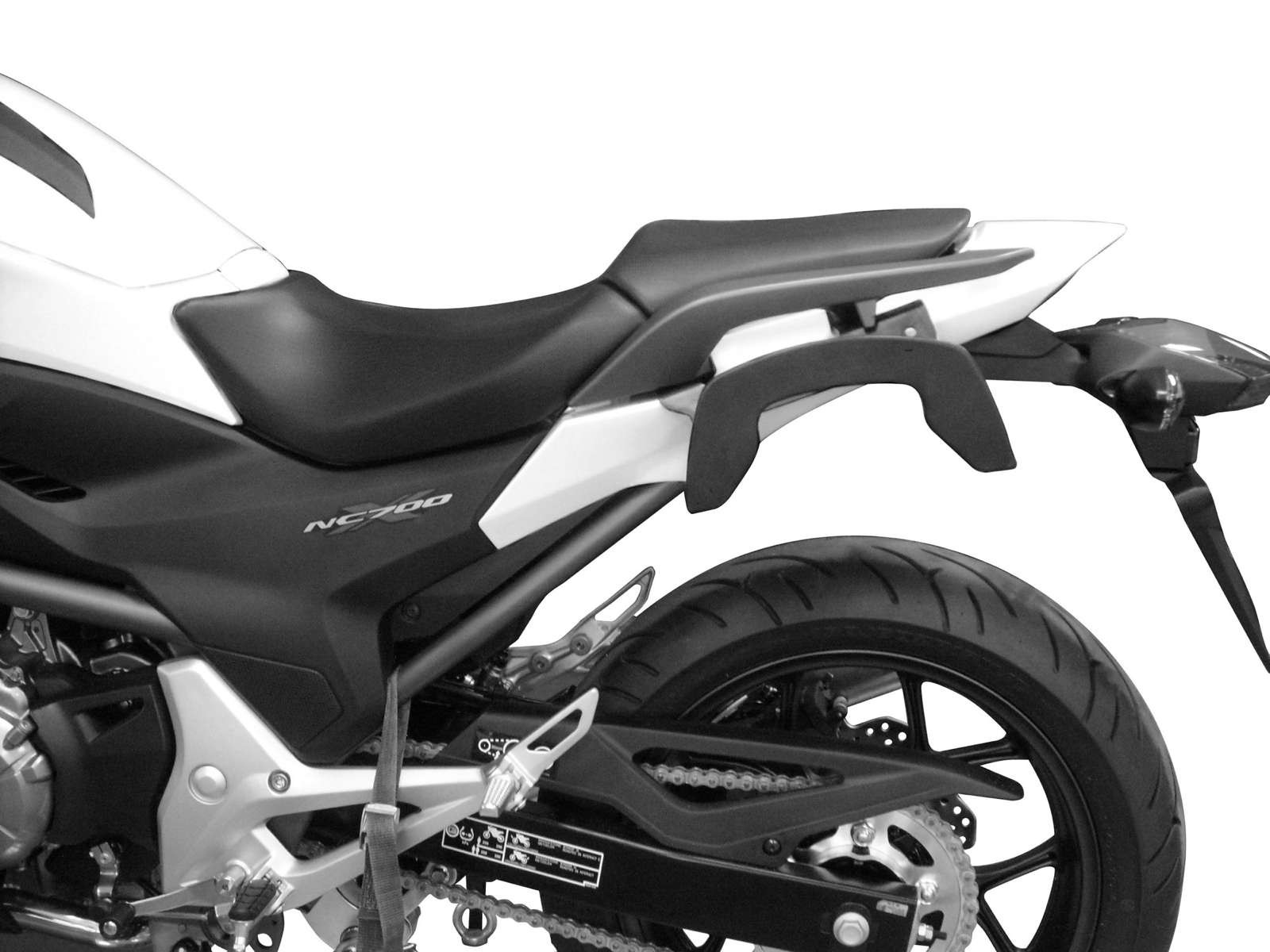 C-Bow side carrier black for Honda NC 700 X (12-13) /750 X/DCT (14-20) Hepco & Becker