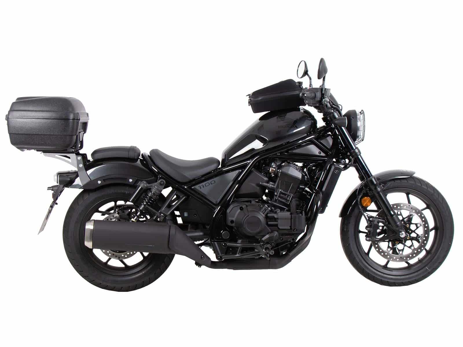 Alurack top case carrier black for Honda CMX 1100 Rebel /DCT (21-24) Hepco & Becker