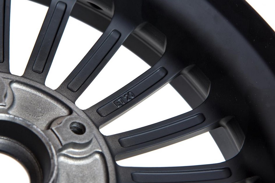 Rim front/rear for Vespa GTS/GTS Super/GTV/GT 60/GT/GT L 125-300ccm, black matt