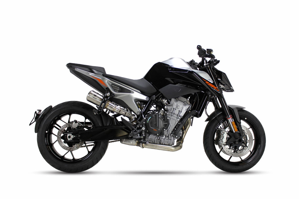 IXRACE MK2 rear silencer KTM 790 /890 Duke, stainless steel, E-approved, Euro4+5