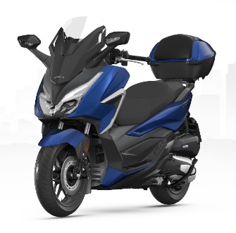Top Case 35L incl. luggage rack Forza 350 (2021-) *PB-397P* MATT PEARL PACIFIC BLUE original Honda
