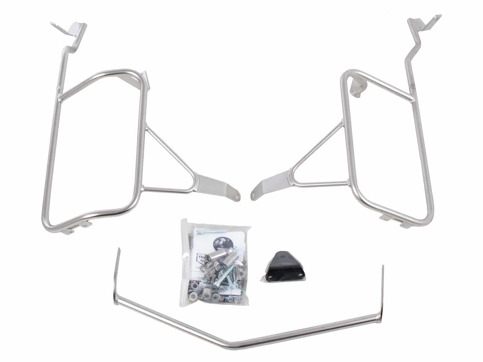 Side case carrier cutout stainless steel for Xplorer cutout case 40/37 for BMW F 800 GS (08-18)